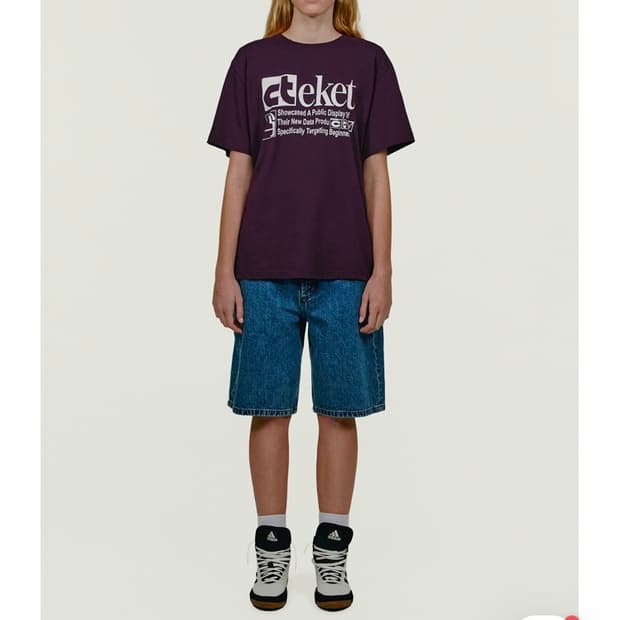 [새상품] 테켓 Plan Tee Purple, Navy