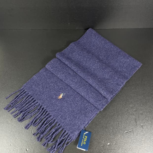 [새상품] 폴로 랄플로렌 램스울 100% 머플러 MADE IN ITALY