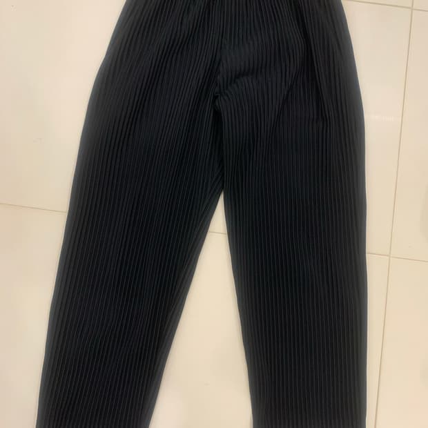 옴므플리세 베이직 팬츠 jf150 블랙 1