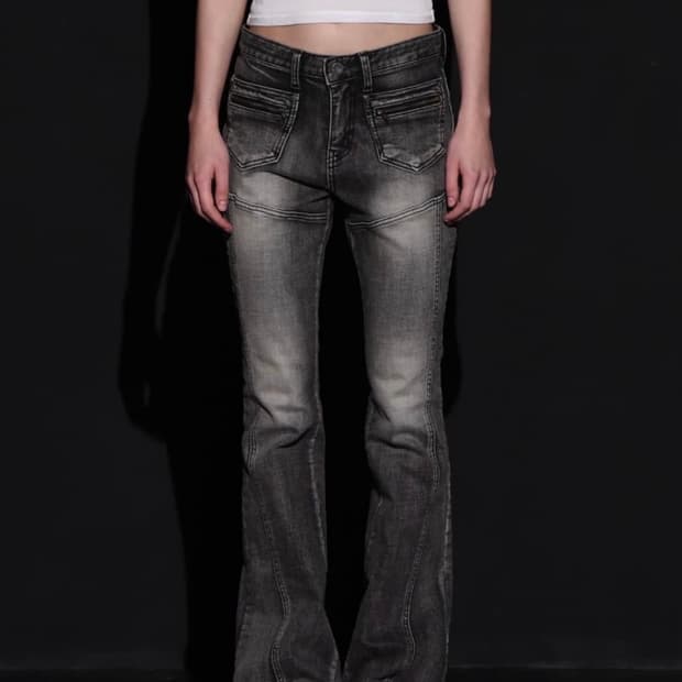 보헤미안 서울 프론트 포켓 부츠컷 1사이즈