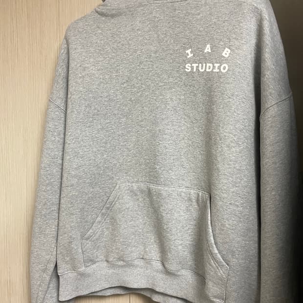 아이앱스튜디오 IAB STUDIO 회색 후드티 라지