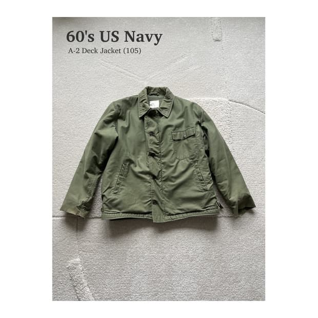 60’s US Navy A-2 Deck Jacket (105)