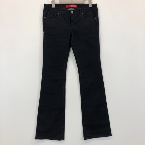 게스 은장 스틸로고 부츠컷데님진 여성 30 인치