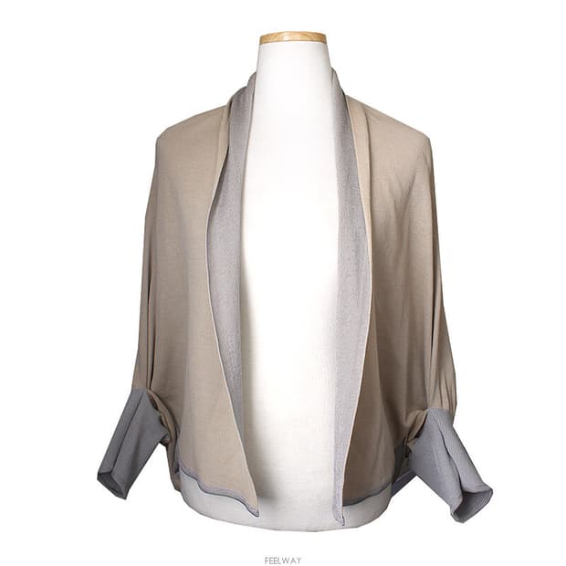 이세이미야케 투톤 리버서블 볼레로 자켓 (55~66)