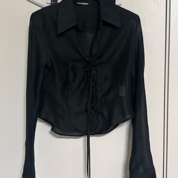 페인오어플레져 코르셋 셔츠 / 1회착, 구매가 98000