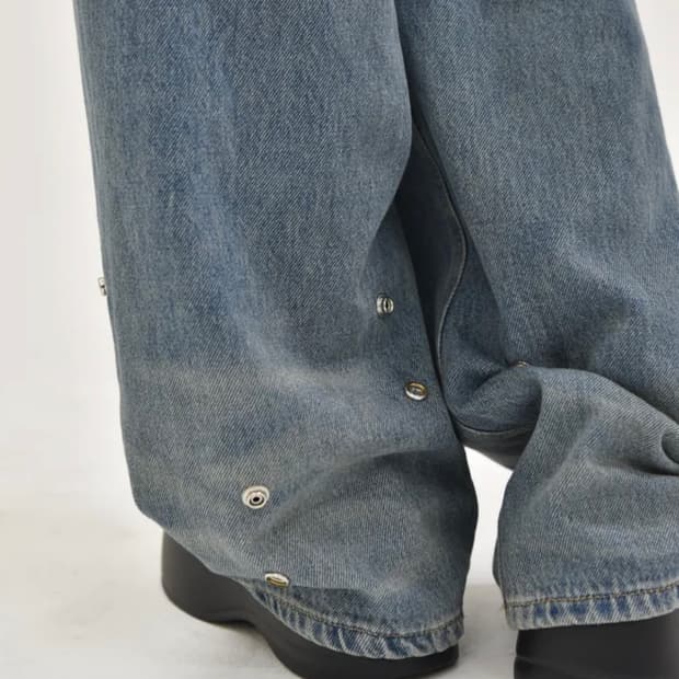 모드니치 LENGTH SNAP DENIM