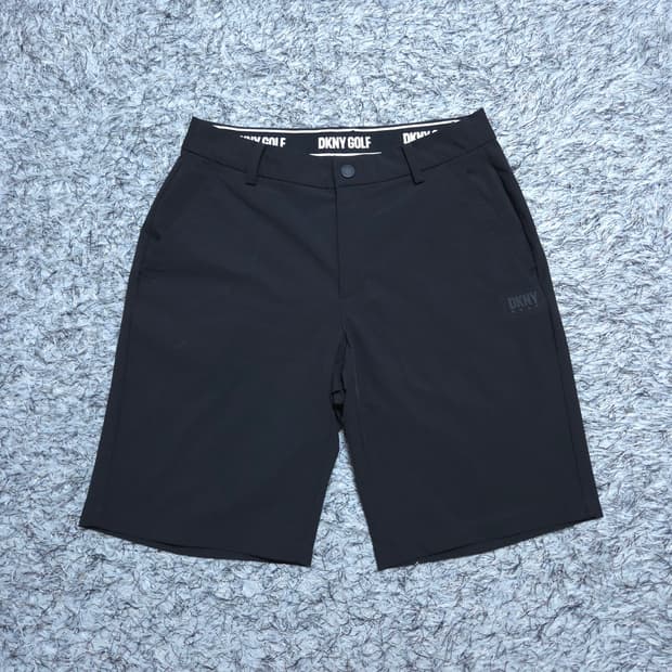 DKNY골프) 30(80) 남자 블랙 골프반바지 / 왕눈이샵