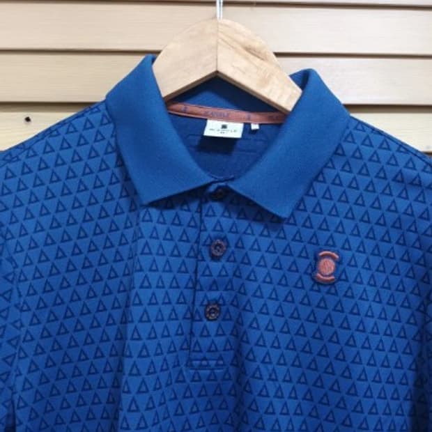 W.ANGLE 남성 트라이앵글패턴카라셔츠 95사이즈