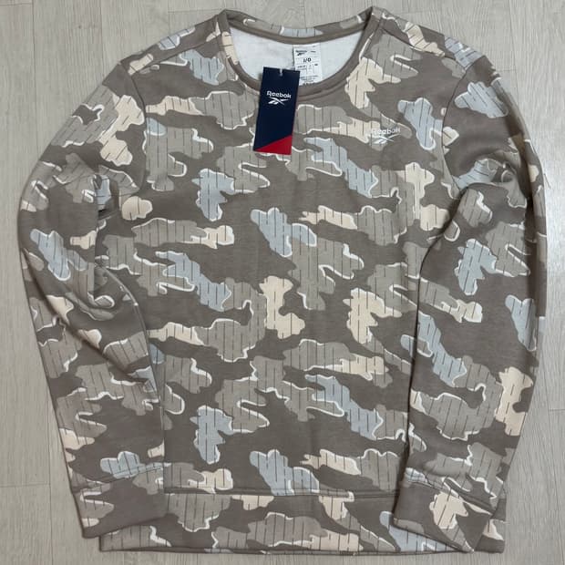 리복 RI 모션 카모 크루넥 맨투맨