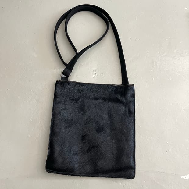 빈티지 카프스킨 크로스 백 송치 숄더 백 프랑스제