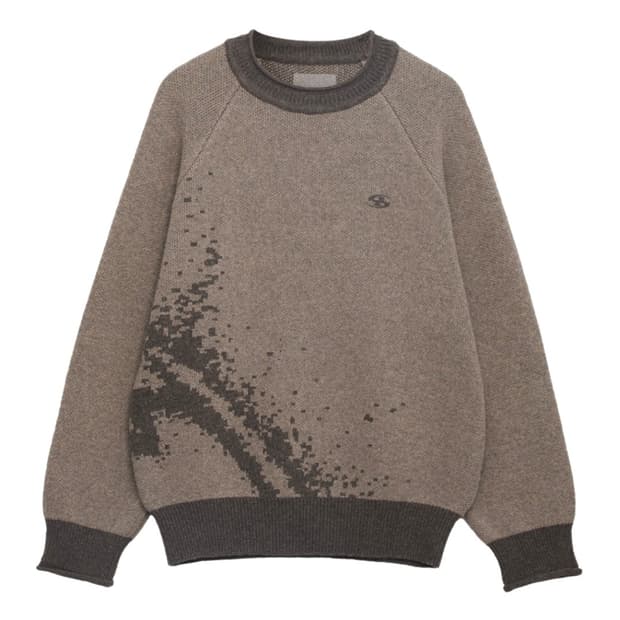 산산기어 모자이크 니트