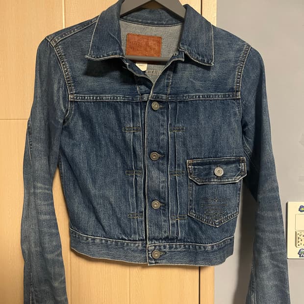 Rrl 여성 크롭 데님 자켓
