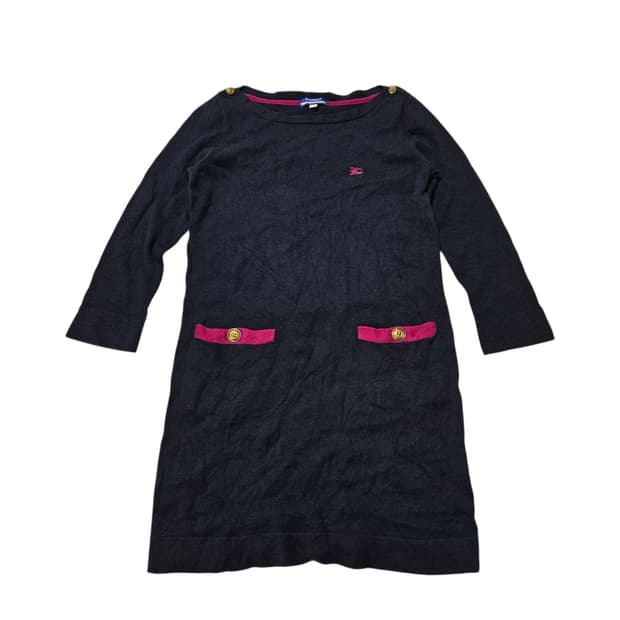 버버리 블루라벨 네이비 니트 원피스[38]