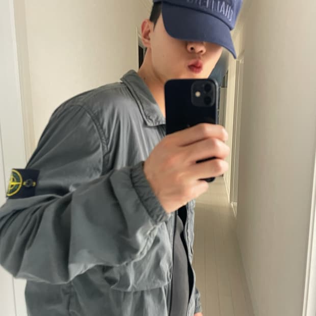 스톤아일랜드 나일론 코튼 오버셔츠