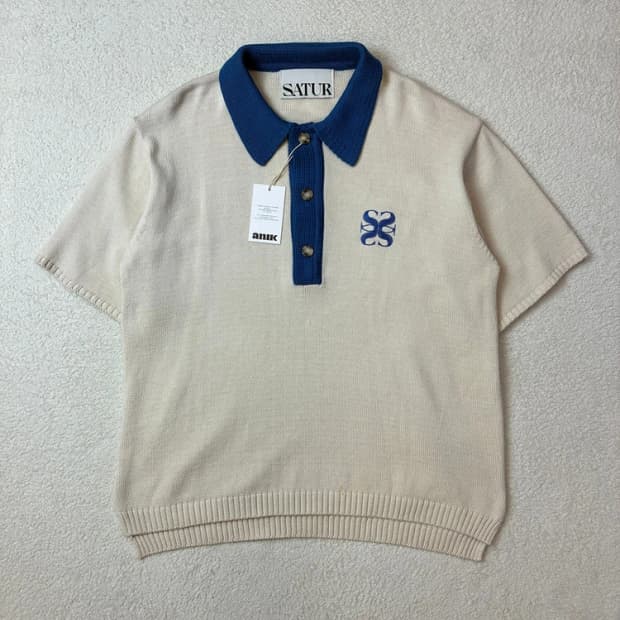 세터 SATUR 22ss 나폴리 소프트 코튼 폴로 니트 PN5928