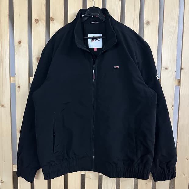 (XL) 타미힐피거 블랙 바람막이 자켓