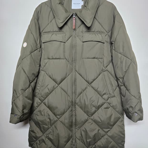 스케쳐스 롱 퀼팅 패딩 XL(105) 올리브 카키