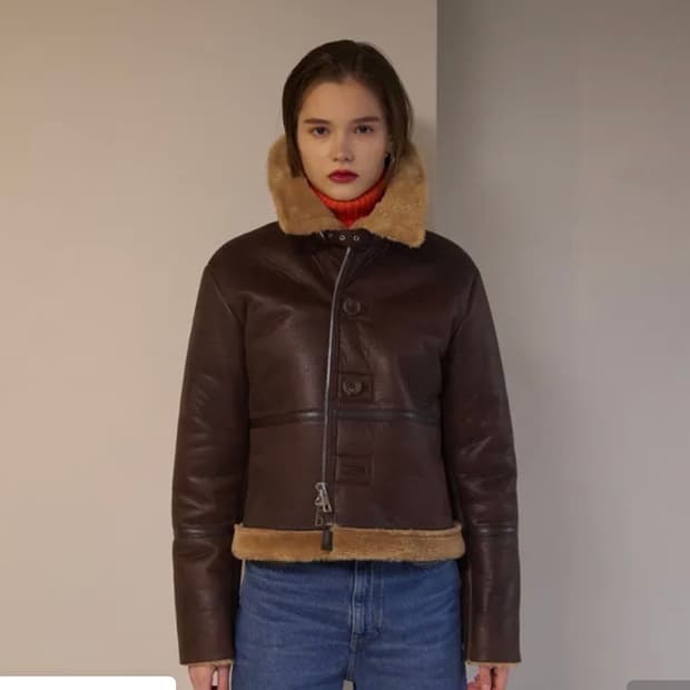 에스엘씨제트 리버시블 무스탕