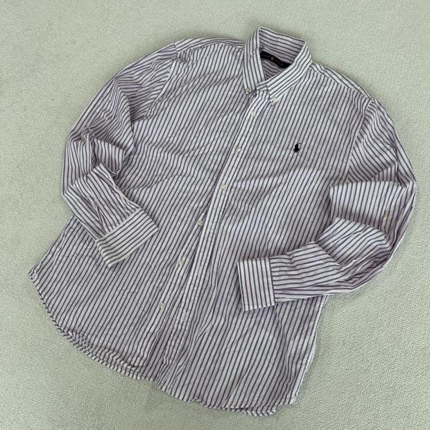 폴로 랄프로렌 스트라이프 셔츠 남방 L