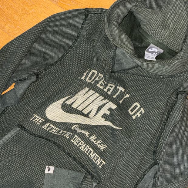 빈티지 나이키 올드스쿨 와플 후드티