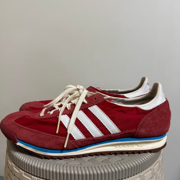 빈티지 아디다스 레드 스니커즈 265