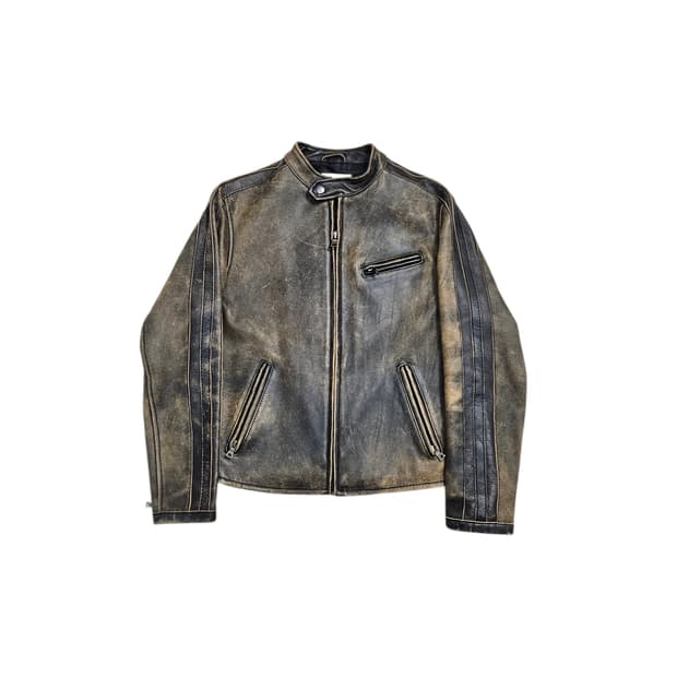 리바이스 무톤 소가죽 라이더 자켓