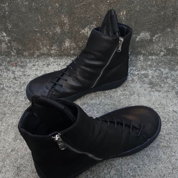 Japanese handmade leather 다크웨어 신발