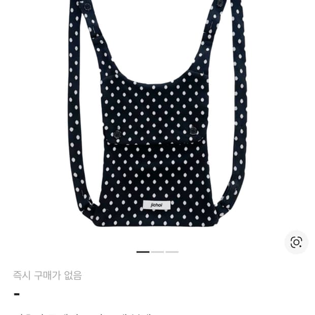 지초이 투웨이 도티드 백