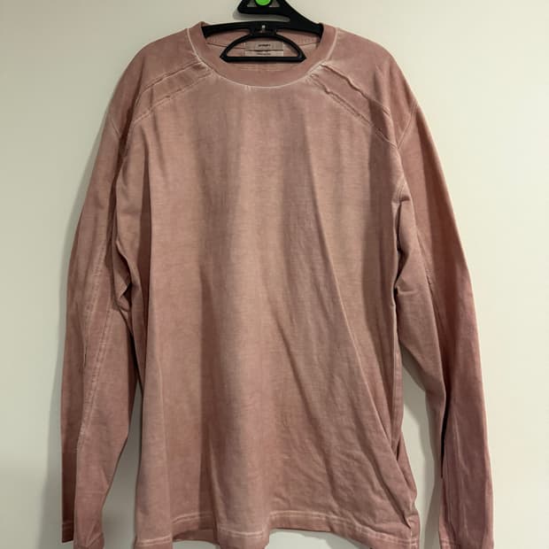 ATTEMPT (어템프트) 롱슬리브 핑크 워시드 제품