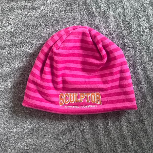 sculptor 스컬프터 reversible stripe beanie