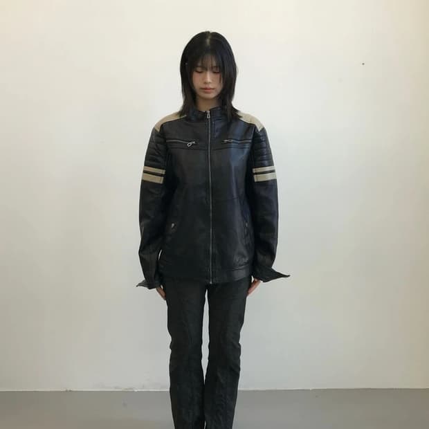 00's Distortion Rider Leather Jacket