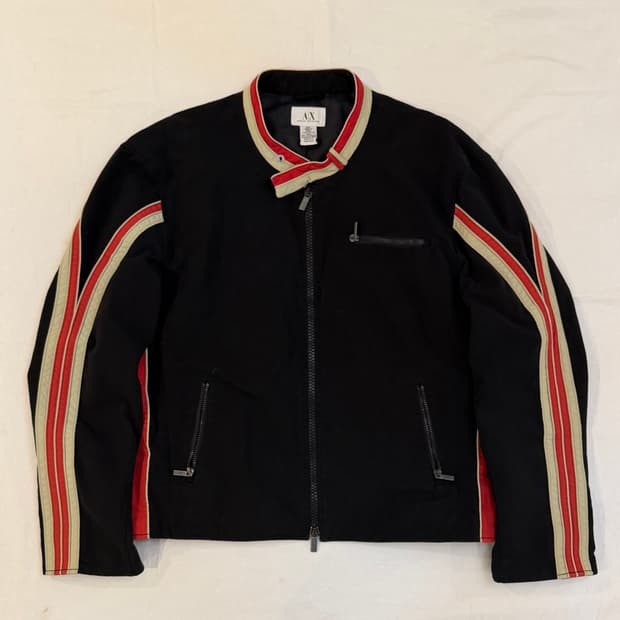 아르마니 익스체인지 투웨이 싱글라이더 자켓