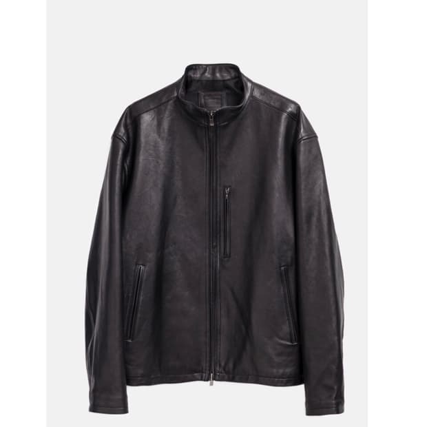 [1] 고낙 고스트 레더 자켓 블랙