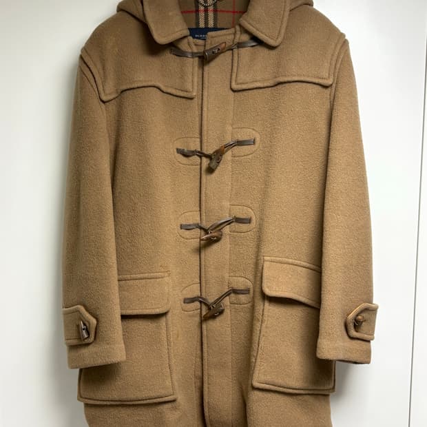 버버리 더블 코트 L