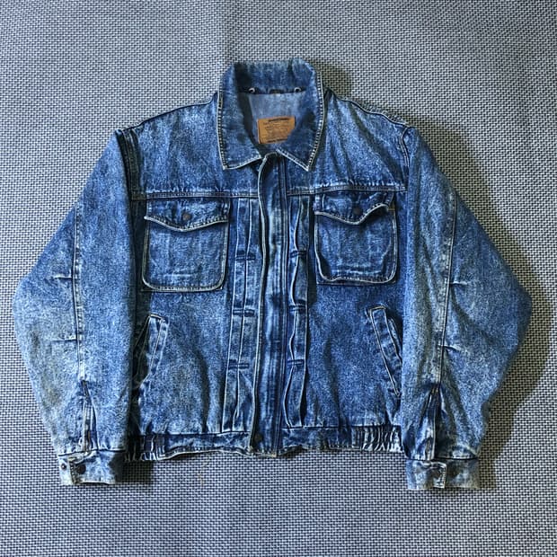 쉐르파 데님 트럭커 자켓