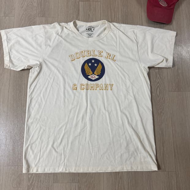 2XL 더블알엘 윙 로고 저지 티셔츠