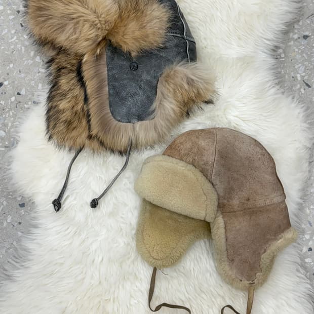 리얼 무스탕 트루퍼햇