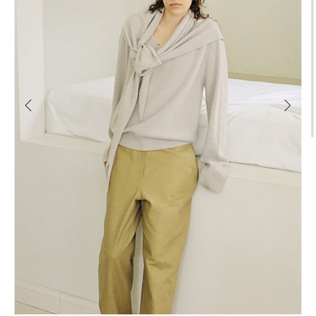 Ehre 에레 캐시미어블렌드니트 머플러 세트 