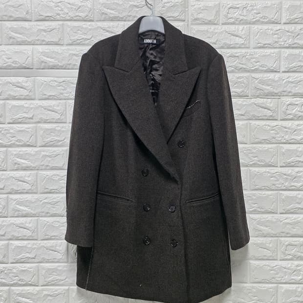 택포_ 24s 마땡킴 킴마틴 더블 브레스트 코트 S