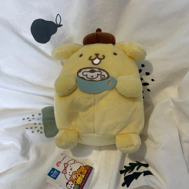 폼폼푸린 인형 티컵 고전 커피 산리오 산엑스 키티 키덜트 모리걸 키링