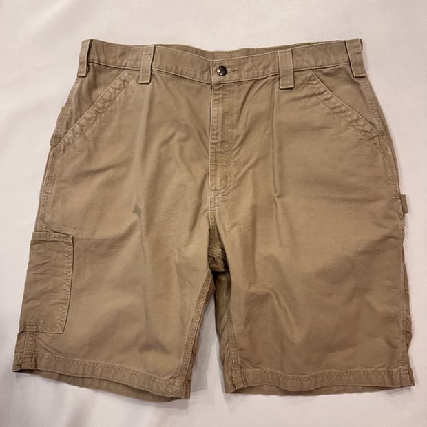 칼하트 카펜터 캔버스 워크팬츠 반바지