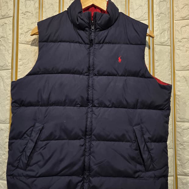 폴로랄프로렌 리버시블 양면 패딩조끼 주니어라인 성인 L