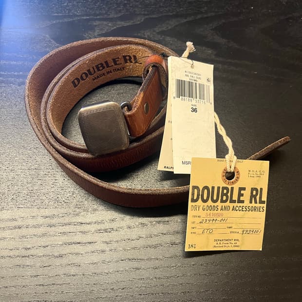 RRL 빈센스 벨트 36 새제품