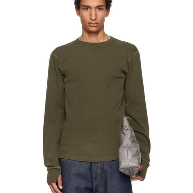 엔타이어 스튜디오 써멀 롱슬리브 밀리터리 L