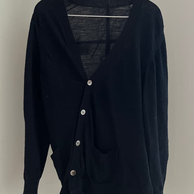 sacai twisted cardigan