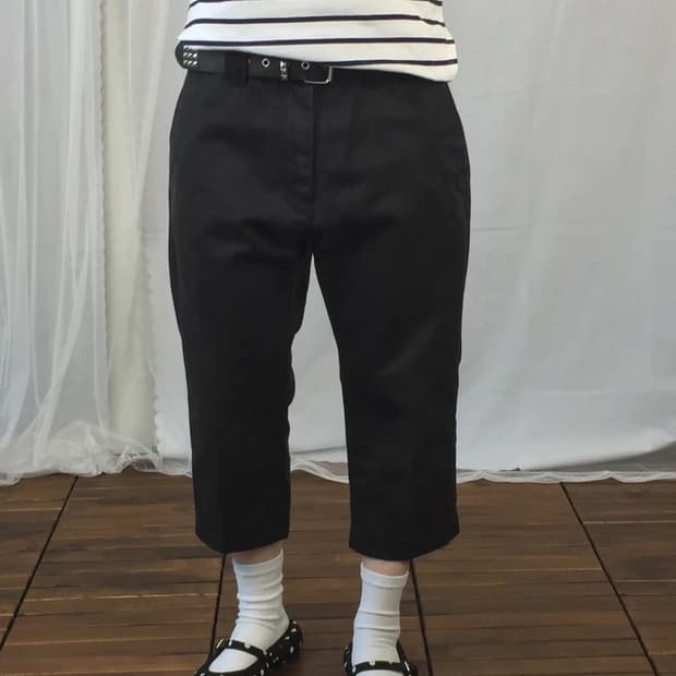 Dickies Black Cropped Work Pants