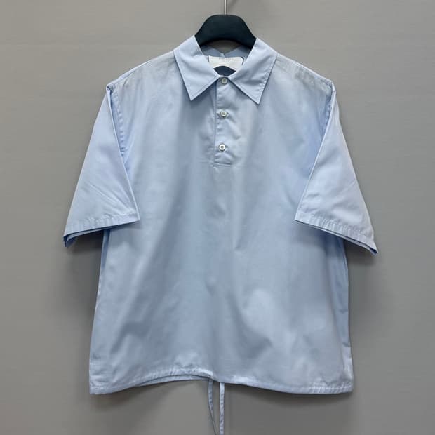 프라다 삼각로고 숏슬리브 코튼 셔츠 ( 100 )