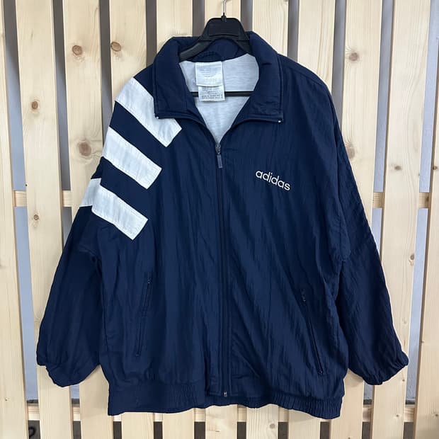 (XL) 아디다스 90s 네이비 바람막이 자켓
