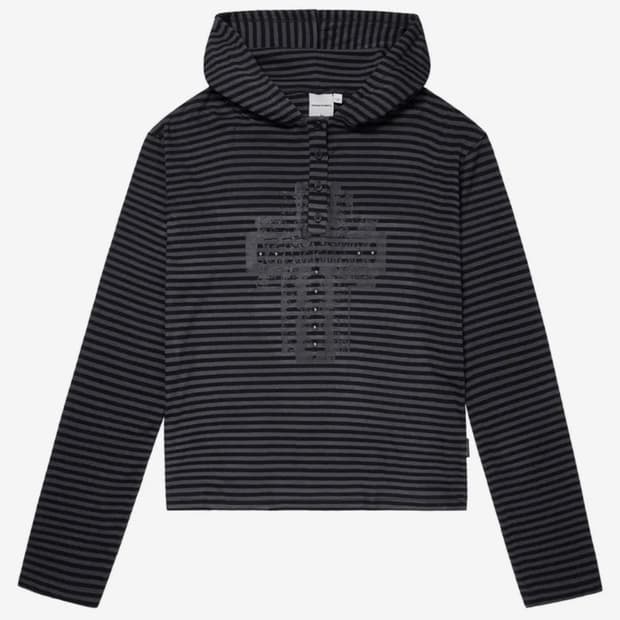 가터갤러리 스트라이프 후드 새상품