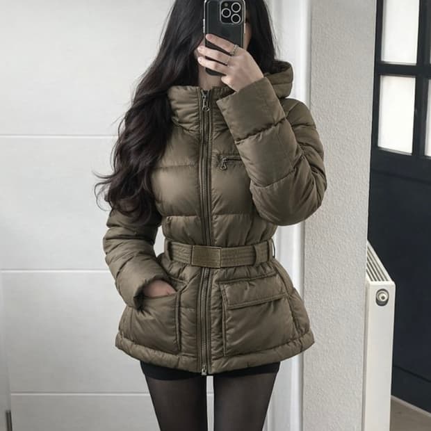 폴로 polo by Ralph Lauren 벨티드 구스 다운 패딩